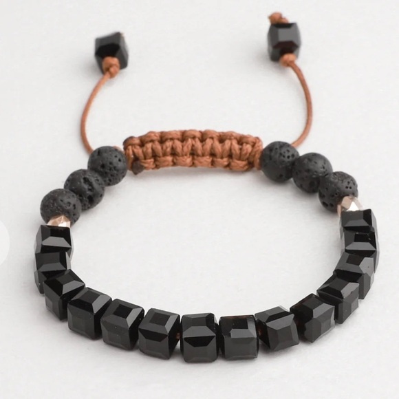 Vitality Extracts Kids Glass Diffuser Bracelet (Obsidian) / BRAND NEW / UNISEX - Picture 4 of 5